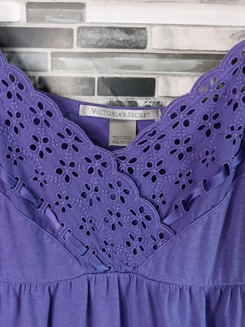 Victoria's Secret Purple Babydoll XS/TP/XP Camisole Y2k Loungewear - Picture 2 of 11
